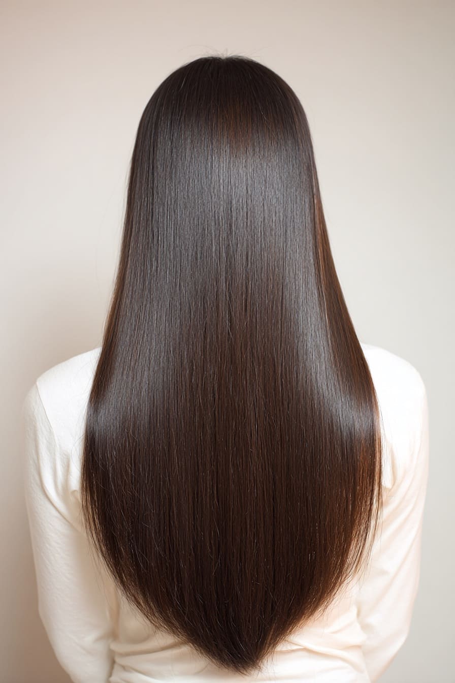 Straight perm and hair care